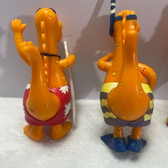 4 CHEESASAURUS REX Dinosaur Vintage Kraft Bendy Figure Lot Toy Mac N Cheese 1991 - Picture 4 of 7